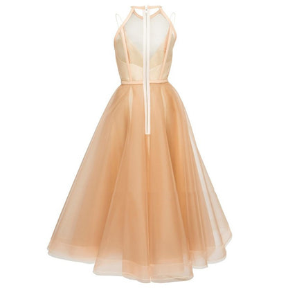 Formal Semi Formal Mesh Dress