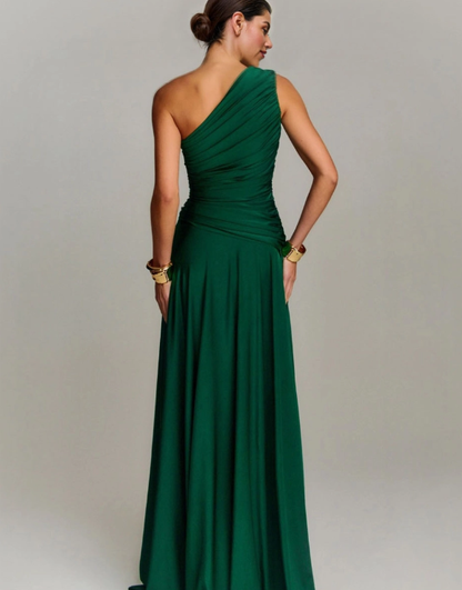 Semi Formal Bridesmaid Simple Beautiful Long Dress