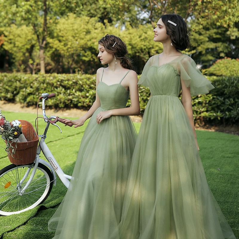 Off-shoulder Bridesmaid Group Evening Dress