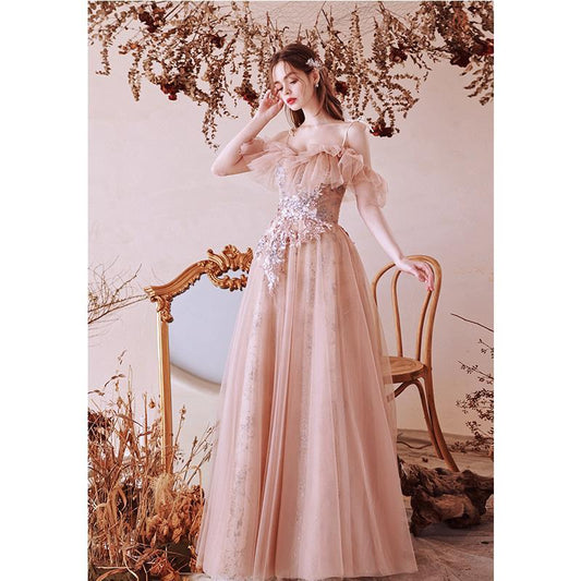 Women's Sexy Suspender Formal Dress