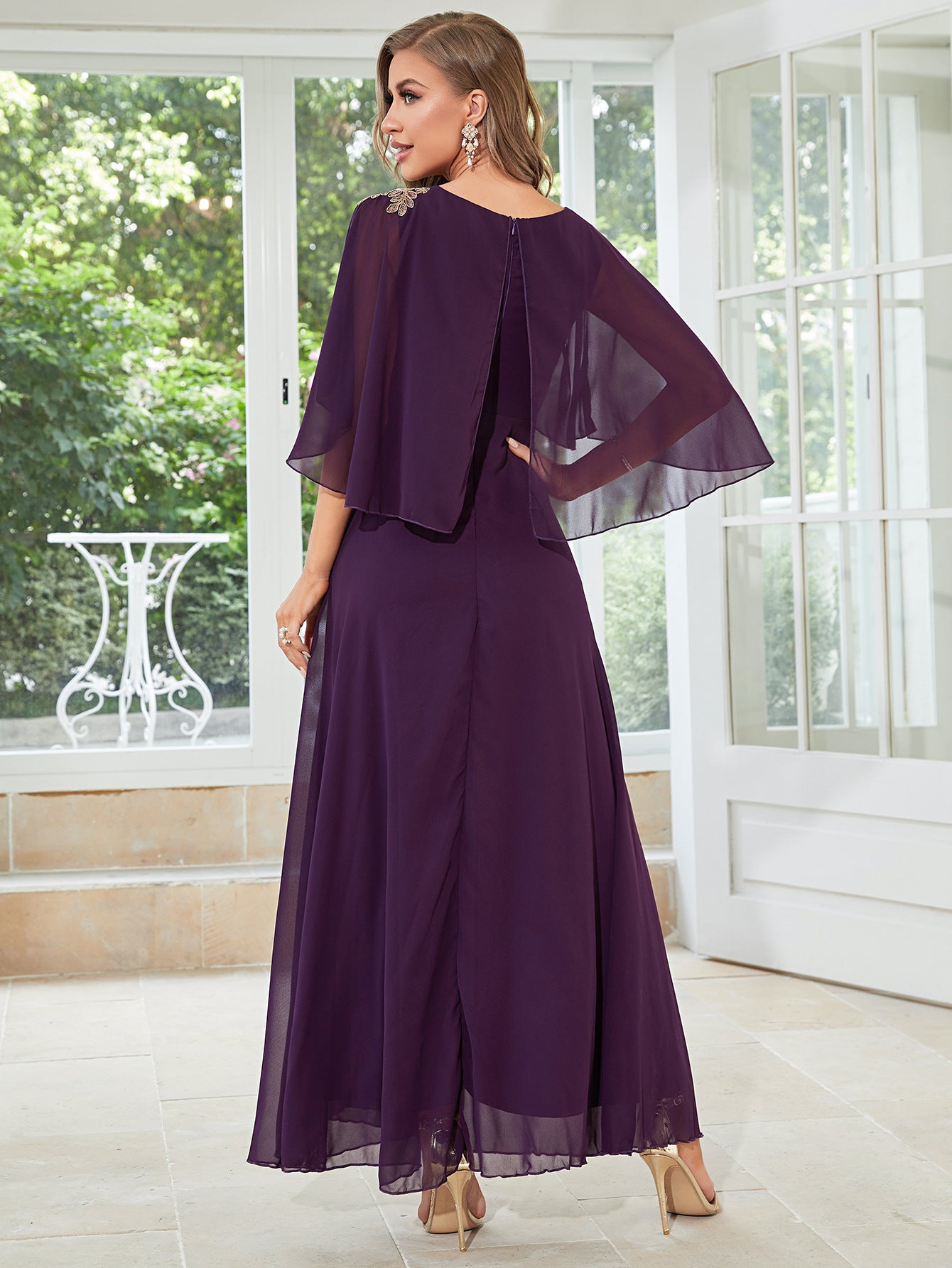 Summer Dress Women's Loose Slim Bridesmaid Dress Daily Party Chiffon