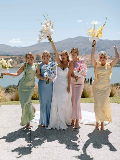Satin Bridesmaid Dress
