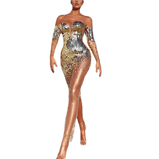 Elegant Unique Bold Sexy Statement Dress