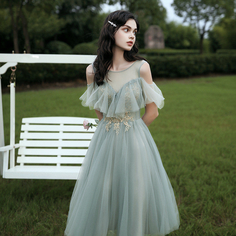 Green Formal Bridesmaid dress
