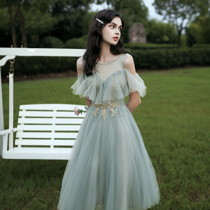 Green Formal Bridesmaid dress
