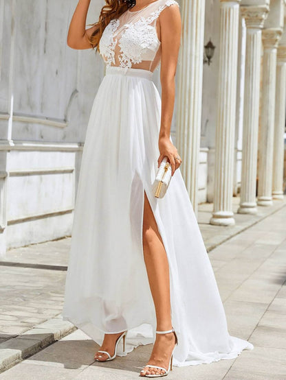 Minimalist Satin Mermaid Wedding Dress with Dramatic Draped Cowl Back.