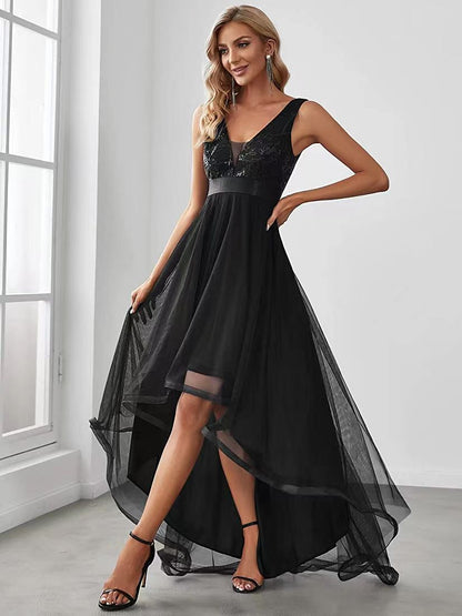 Bridesmaid Formal Sequin Dress