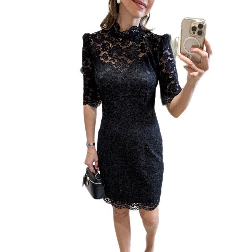 New Stylish And Elegant A-line Lace Dress