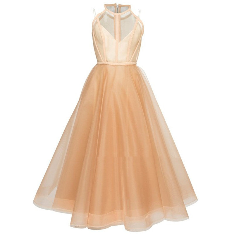 Formal Semi Formal Mesh Dress