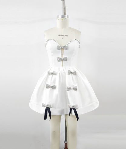 Bowknot Diamond unique Formal Dress