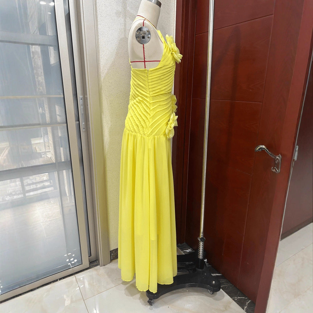 Embroidered Camisole Dress Beautifully Highlights Your Alluring