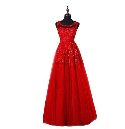 Summer Banquet One-shoulder Bridesmaid Dress Long Style