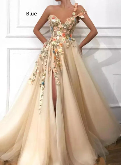 Beautiful unique floral formal dress for a special occasion