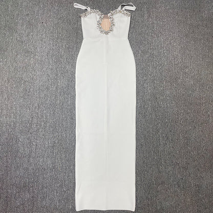 Diamond Sleeveless formal Evening Dress