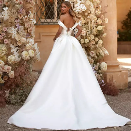 Mermaid Bride Dress With Detachable Train