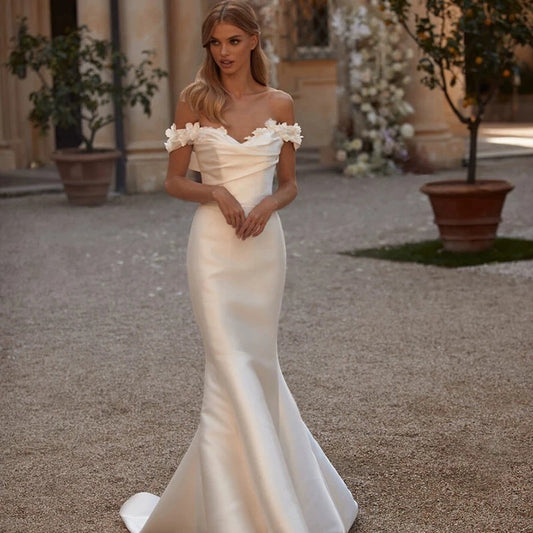Mermaid Bride Dress With Detachable Train