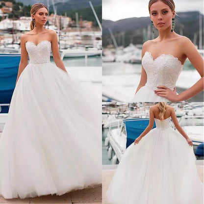 Modern One-Shoulder Satin Mermaid Wedding Dress with Draped Bodice.