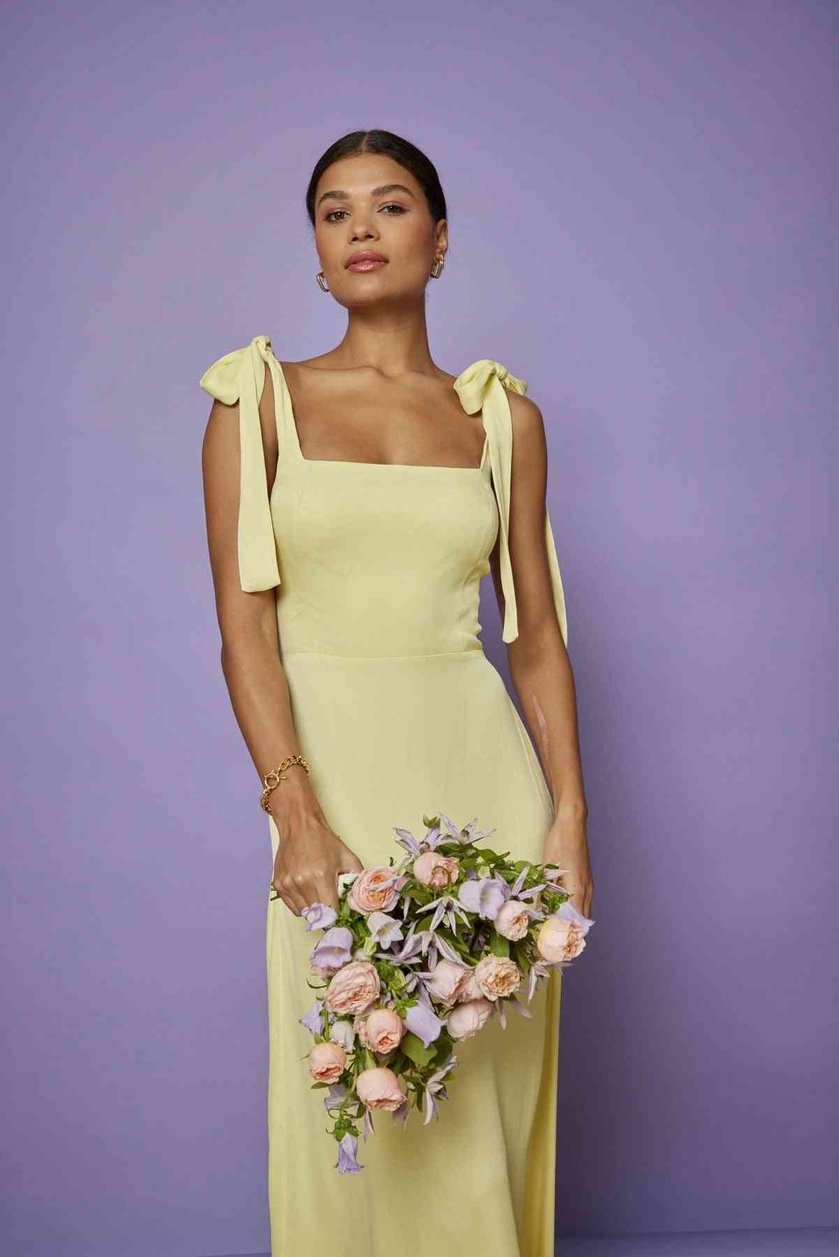 Satin Bridesmaid Dress