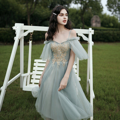 Green Formal Bridesmaid dress
