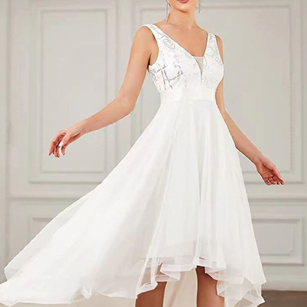 Bridesmaid Formal Sequin Dress
