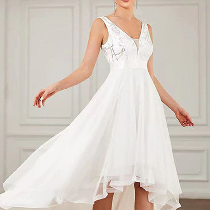 Bridesmaid Formal Sequin Dress