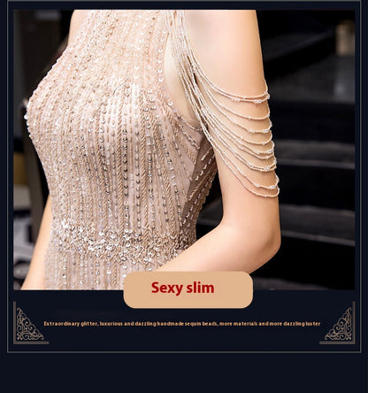 Evening Gown Female Banquet Temperament Host Fashion Formal Dress