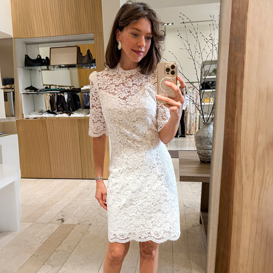 New Stylish And Elegant A-line Lace Dress