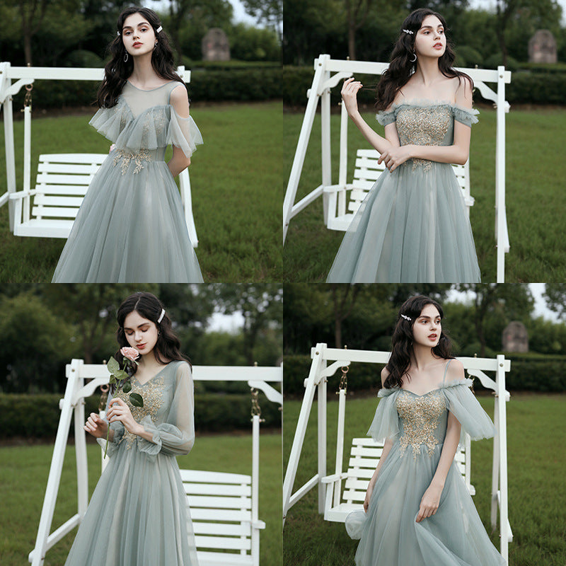 Green Formal Bridesmaid dress
