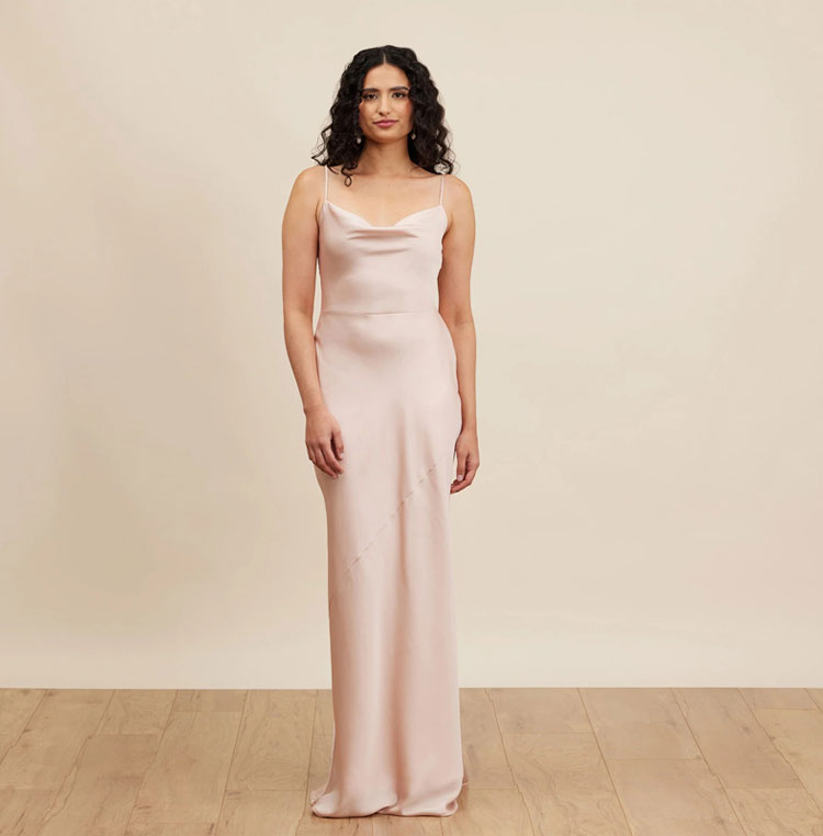 Satin Bridesmaid Dress