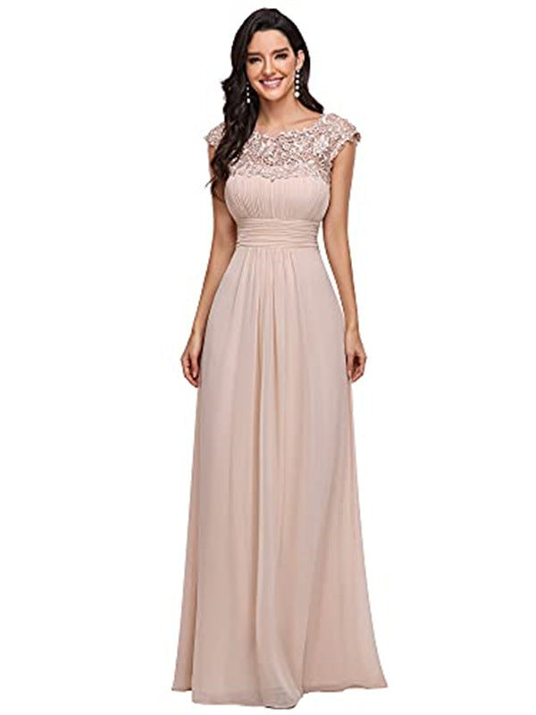Semi formal bridesmaid lace Dress