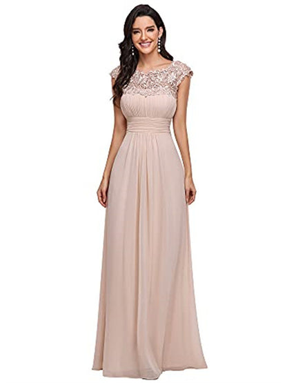 Semi formal bridesmaid lace Dress