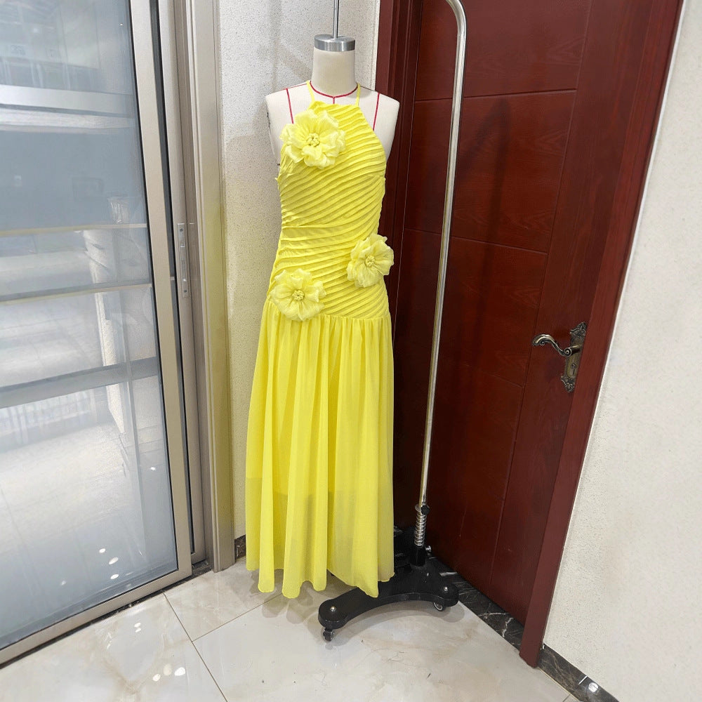 Embroidered Camisole Dress Beautifully Highlights Your Alluring