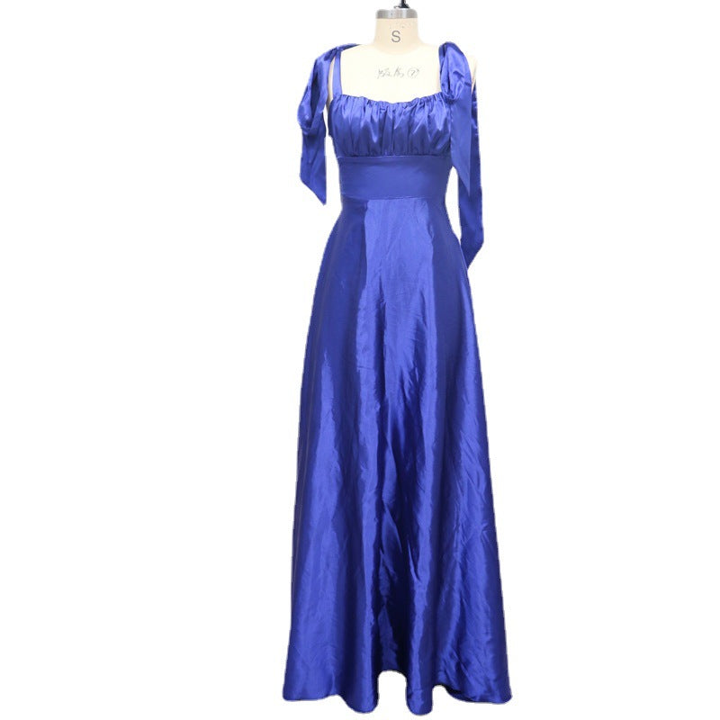 Fashion Sleeveless Camisole Gown Bridesmaid Evening Dress