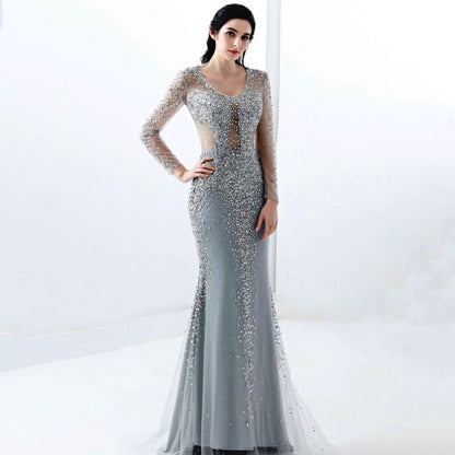 Sequin Fish Tail Formal Dress