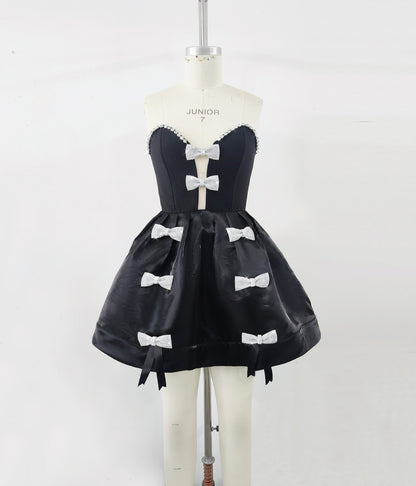 Bowknot Diamond unique Formal Dress