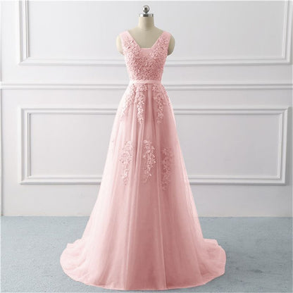 Little Tail Wedding Bridesmaid Lace Evening Dress