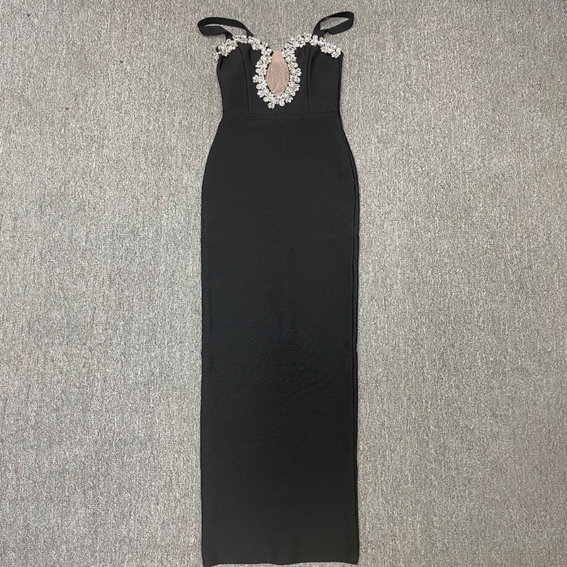 Diamond Sleeveless formal Evening Dress