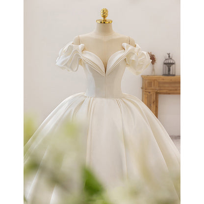French Bride Elegant Premium Wedding Dress