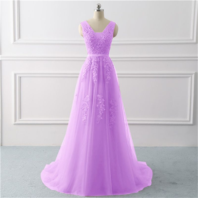 Little Tail Wedding Bridesmaid Lace Evening Dress