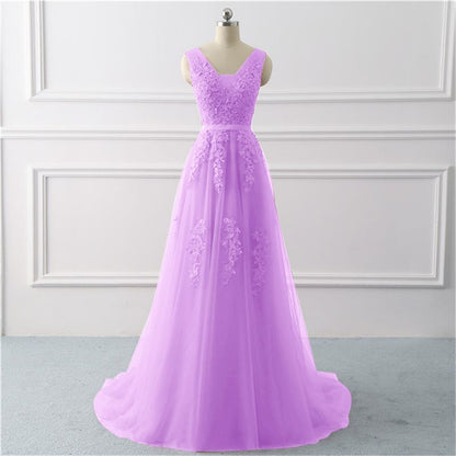Little Tail Wedding Bridesmaid Lace Evening Dress