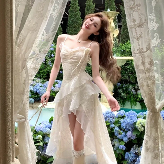 Sexy Flowy Formal Fairy Like Dress