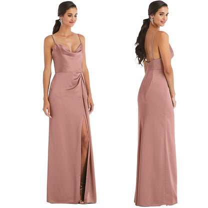 Bridesmaid satin summer Dress