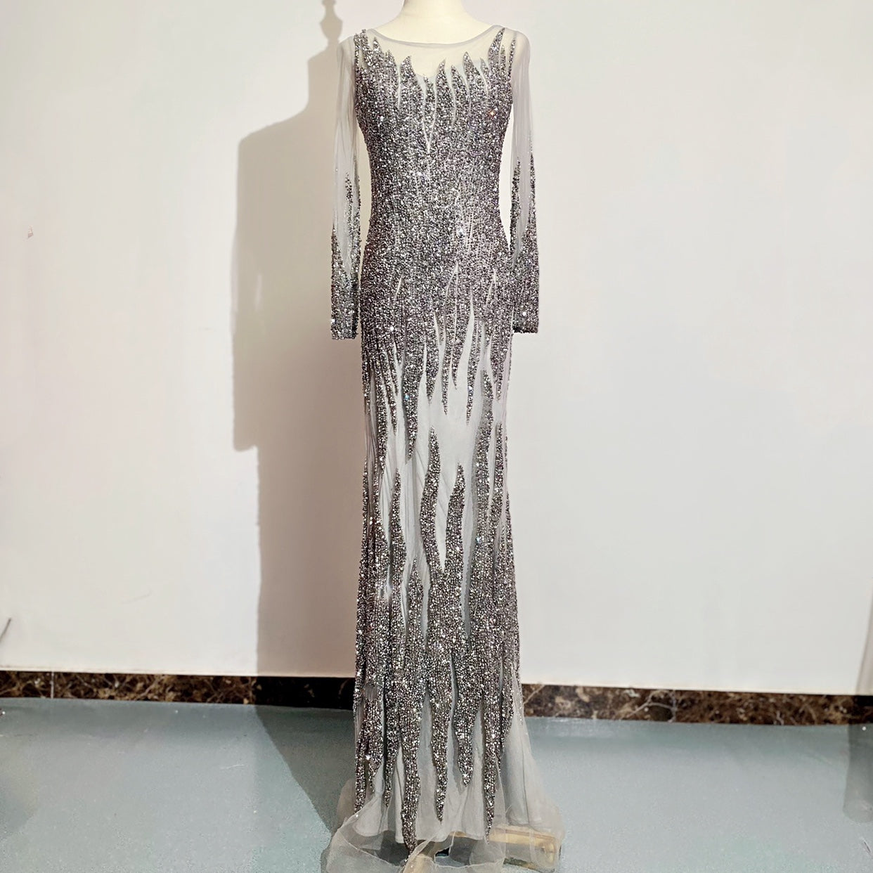 Sequin Fish Tail Formal Dress