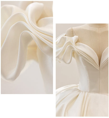 French Bride Elegant Premium Wedding Dress