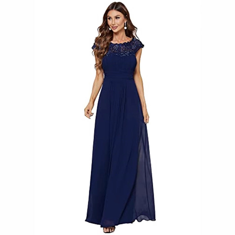 Semi formal bridesmaid lace Dress