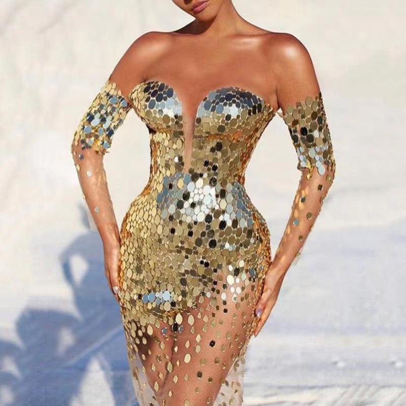 Elegant Unique Bold Sexy Statement Dress