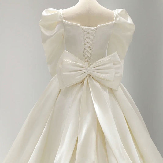 Luxury Embroidered Ball Gown Wedding Dress - Regal Tiered Tulle Bridal Gown.